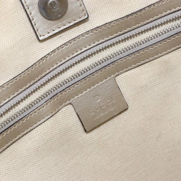 GUCCI GG Implementation Tote Bag Silver 197953 Auth 146574 - Picture 10 of 16